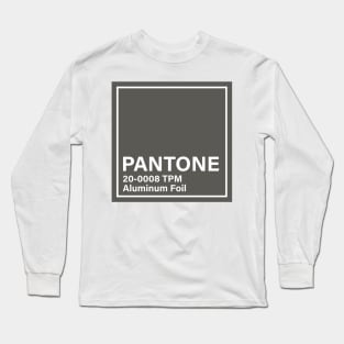 pantone 20-0008 TPM Aluminum Foil Long Sleeve T-Shirt